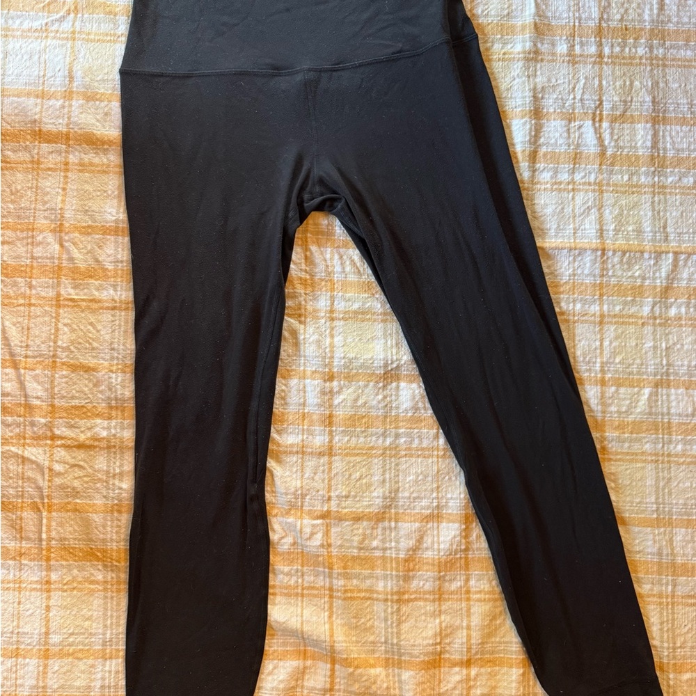 Lululemon Black Leggings Align size 8 short